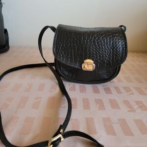 Bally Vintage Small Leather Cross Body Bag